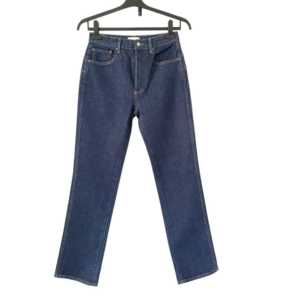 Boyish The Dempsey High Rise Pop Crop Straight-Leg Jeans Button Fly NWT‎
